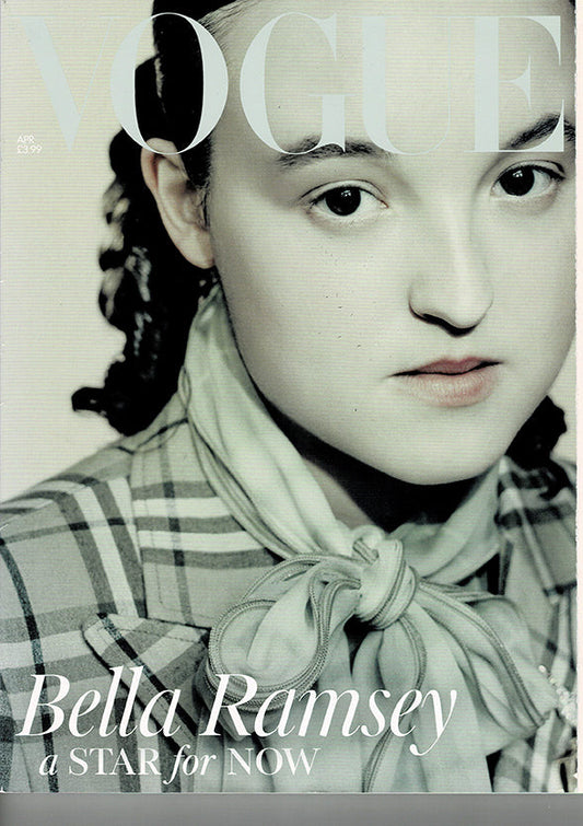 British Vogue Magazine April 2025 Bella Ramsey